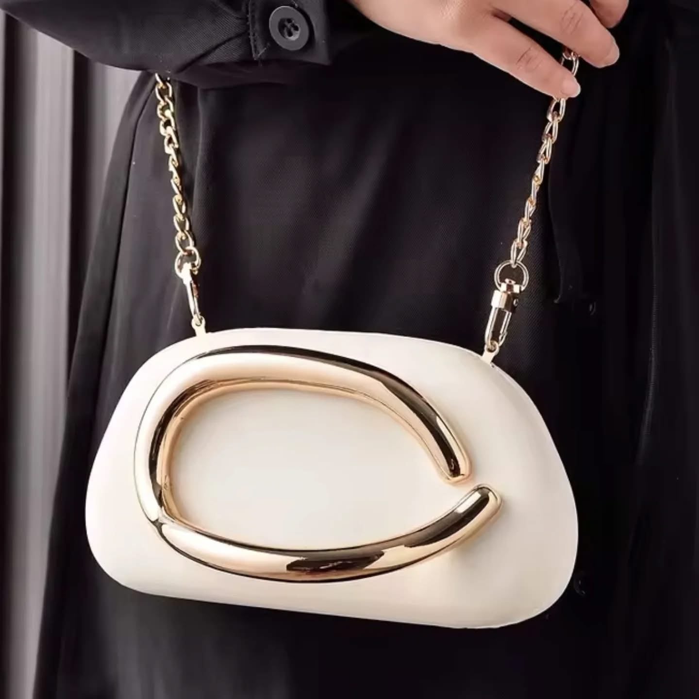 Imported Faux Leather Clutch – Stylish & Elegant