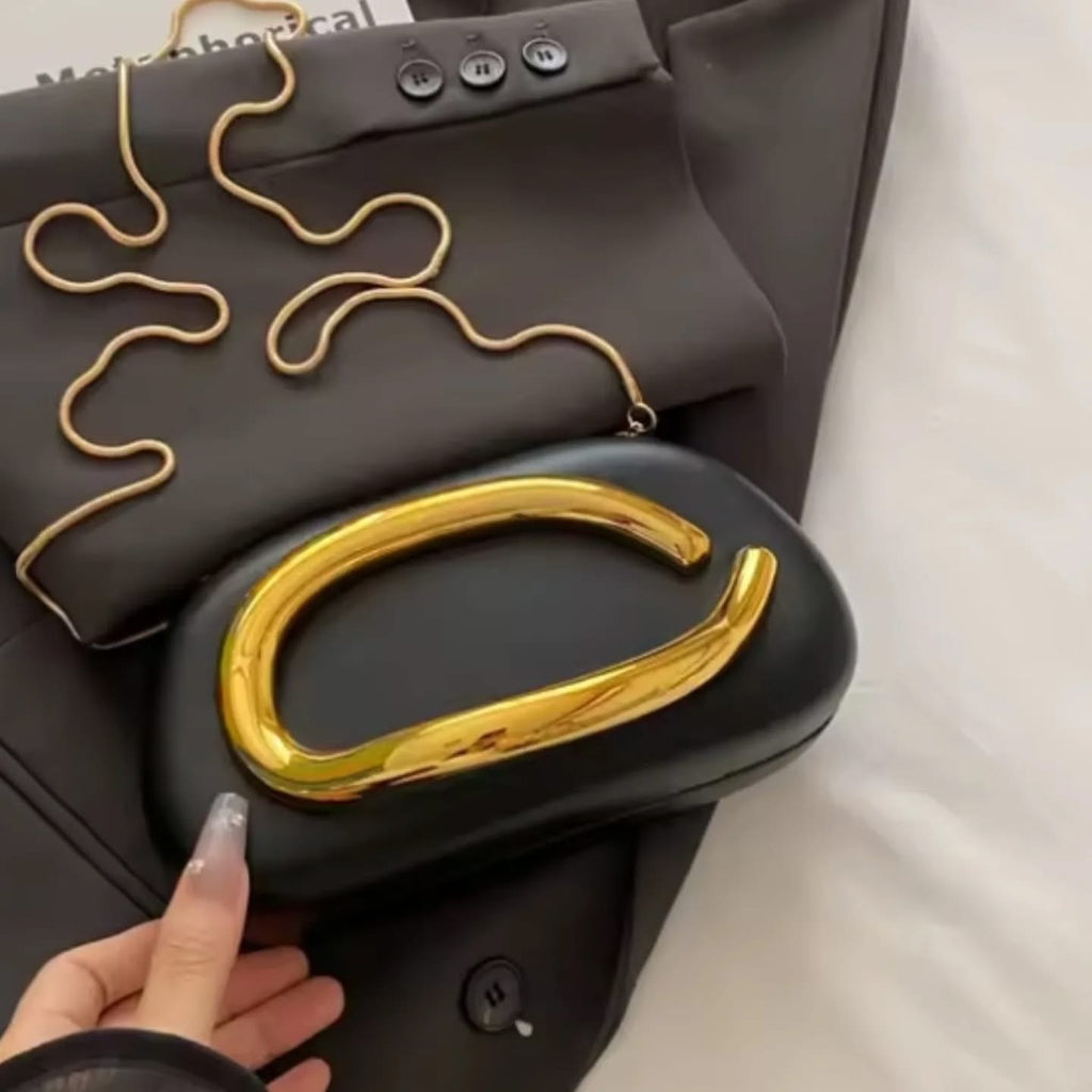 Imported Faux Leather Clutch – Stylish & Elegant