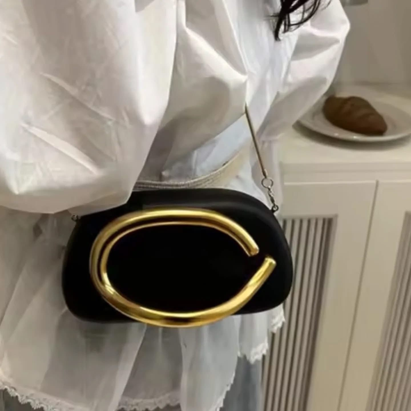 Imported Faux Leather Clutch – Stylish & Elegant