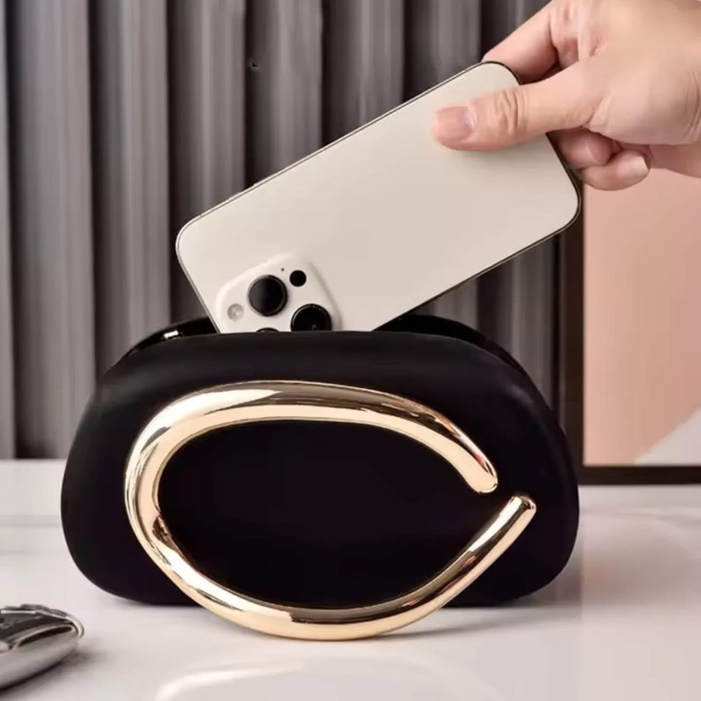 Imported Faux Leather Clutch – Stylish & Elegant