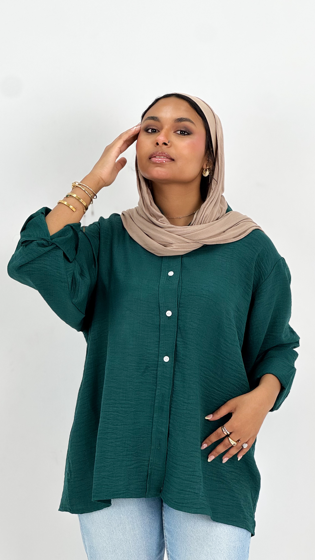 Oversized Forest  Shirt