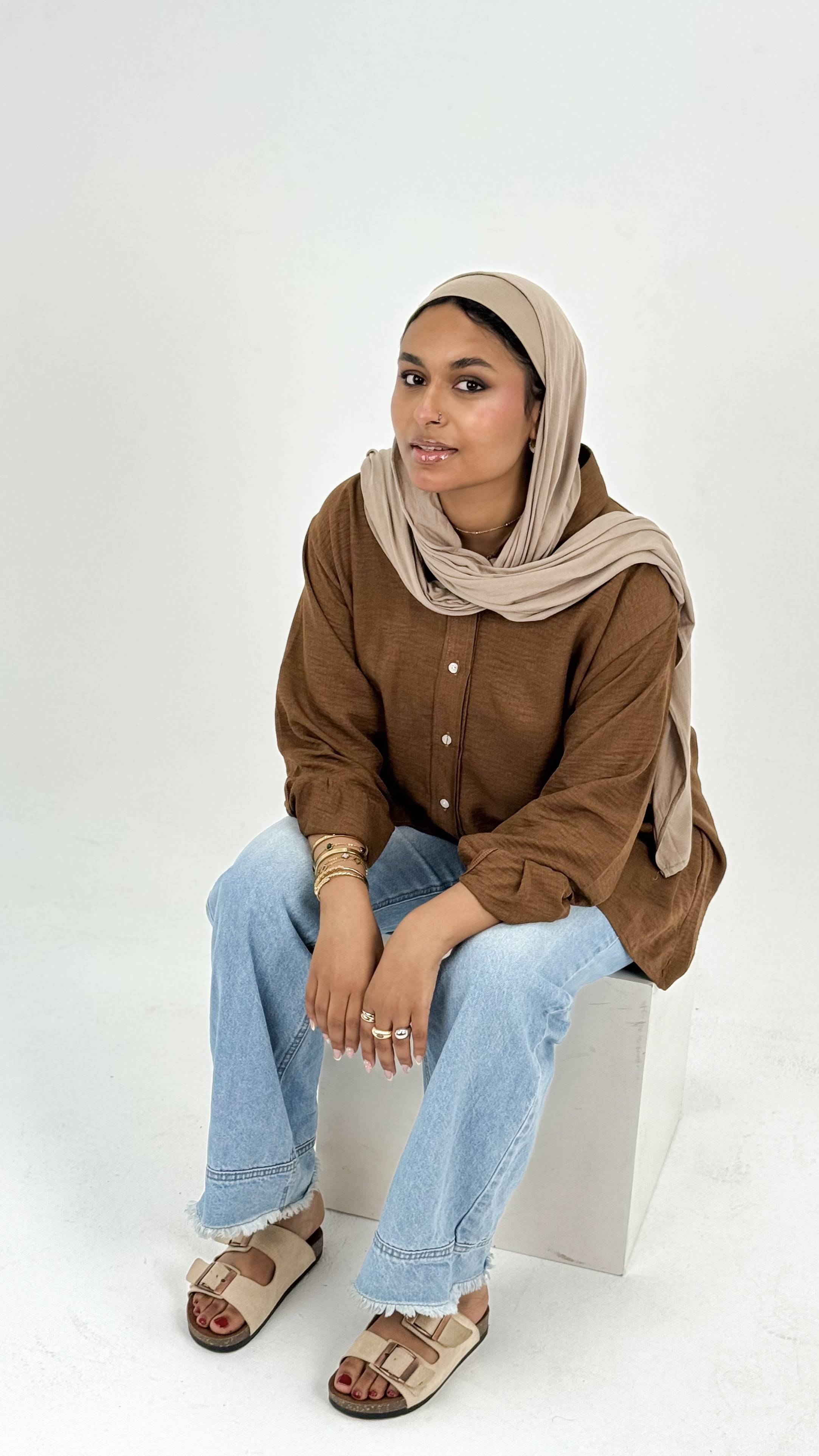 Oversized Forest brown Shirt