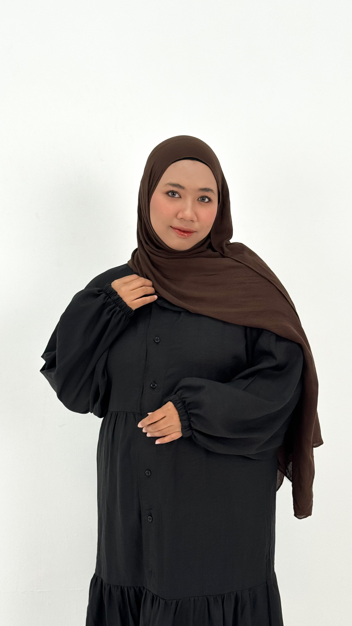 Black Linen Shirt Dress